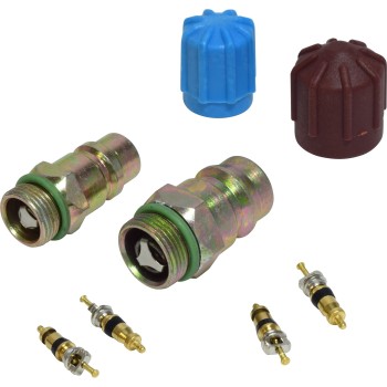 A/C System Valve Core and Cap Kit