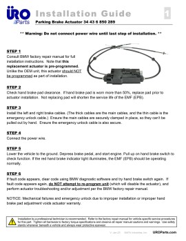 Parking Brake Actuator