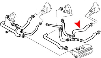 Engine Coolant Bypass Hose