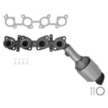 Catalytic Converter with Integrated Exhaust Manifold