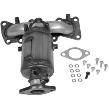 Catalytic Converter with Integrated Exhaust Manifold