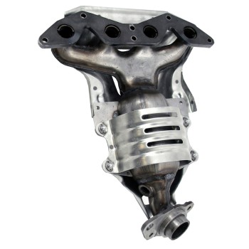Catalytic Converter with Integrated Exhaust Manifold