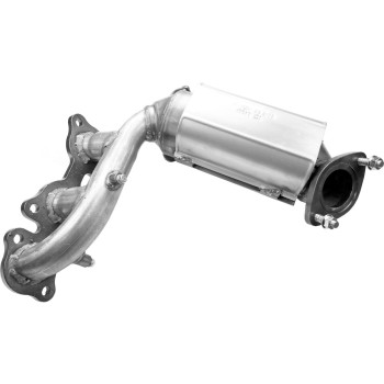 Catalytic Converter with Integrated Exhaust Manifold
