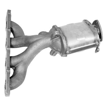 Catalytic Converter with Integrated Exhaust Manifold