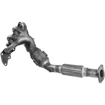 Catalytic Converter with Integrated Exhaust Manifold