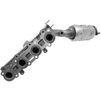 Catalytic Converter with Integrated Exhaust Manifold