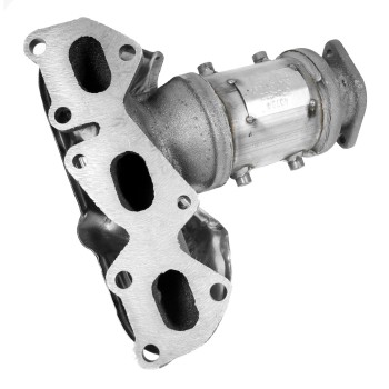 Catalytic Converter with Integrated Exhaust Manifold