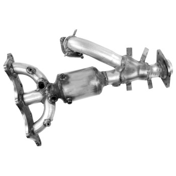 Catalytic Converter with Integrated Exhaust Manifold
