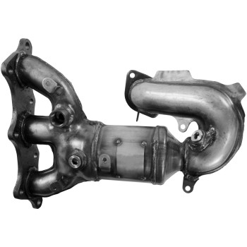 Catalytic Converter with Integrated Exhaust Manifold