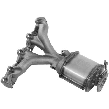 Catalytic Converter with Integrated Exhaust Manifold