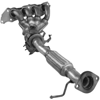 Catalytic Converter with Integrated Exhaust Manifold