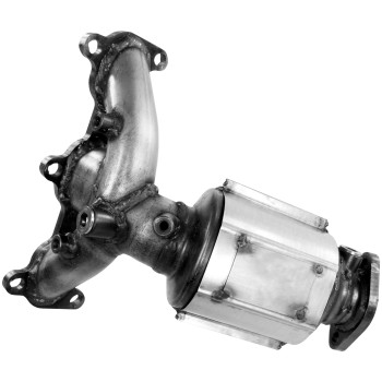 Catalytic Converter with Integrated Exhaust Manifold