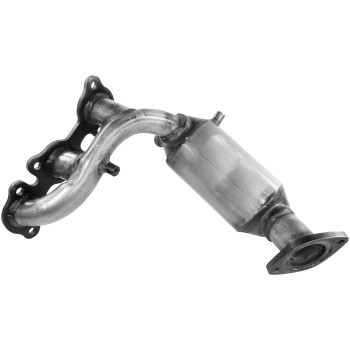 Catalytic Converter with Integrated Exhaust Manifold