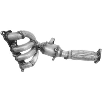 Catalytic Converter with Integrated Exhaust Manifold