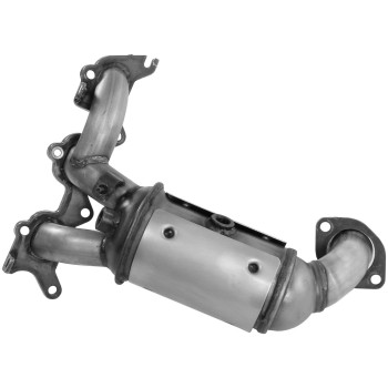 Catalytic Converter with Integrated Exhaust Manifold