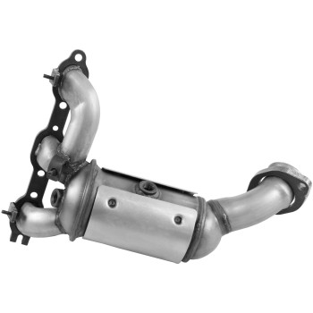 Catalytic Converter with Integrated Exhaust Manifold