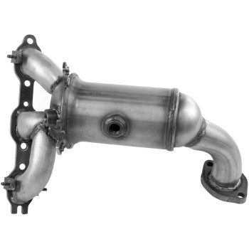 Catalytic Converter with Integrated Exhaust Manifold