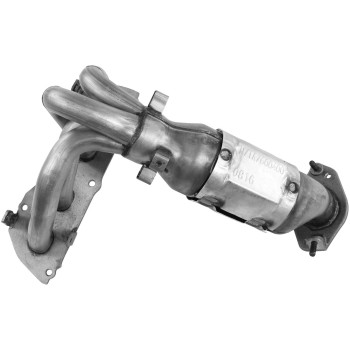 Catalytic Converter with Integrated Exhaust Manifold