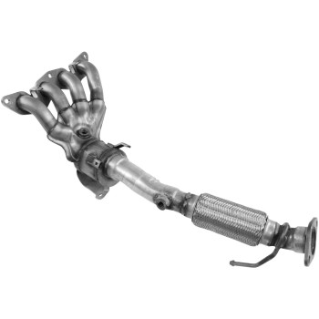 Catalytic Converter with Integrated Exhaust Manifold