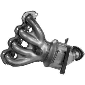 Catalytic Converter with Integrated Exhaust Manifold