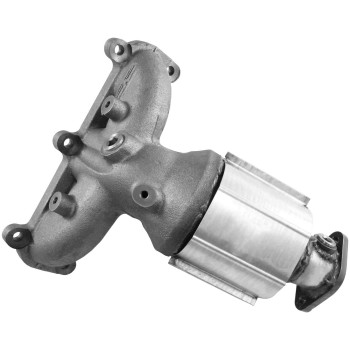 Catalytic Converter with Integrated Exhaust Manifold