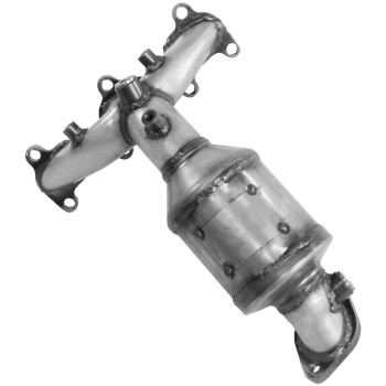Catalytic Converter with Integrated Exhaust Manifold
