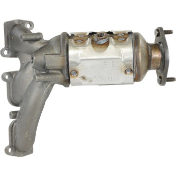 Catalytic Converter with Integrated Exhaust Manifold