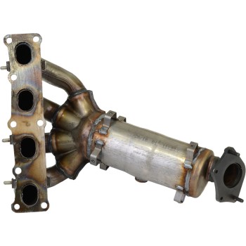 Catalytic Converter with Integrated Exhaust Manifold