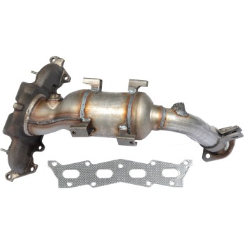 Catalytic Converter with Integrated Exhaust Manifold