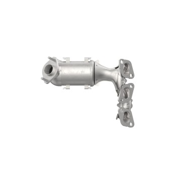 Catalytic Converter with Integrated Exhaust Manifold