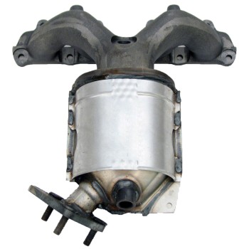 Catalytic Converter with Integrated Exhaust Manifold