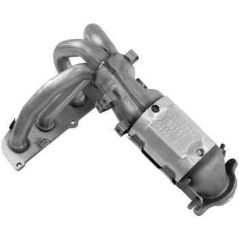 Catalytic Converter with Integrated Exhaust Manifold