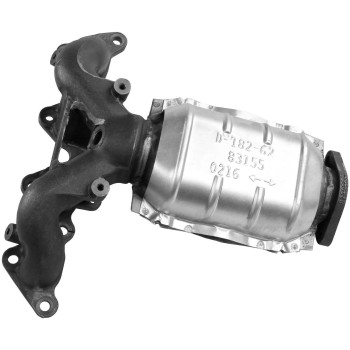 Catalytic Converter with Integrated Exhaust Manifold