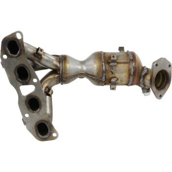 Catalytic Converter with Integrated Exhaust Manifold