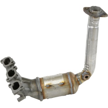 Catalytic Converter with Integrated Exhaust Manifold