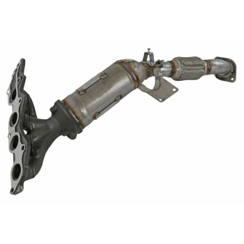 Catalytic Converter with Integrated Exhaust Manifold