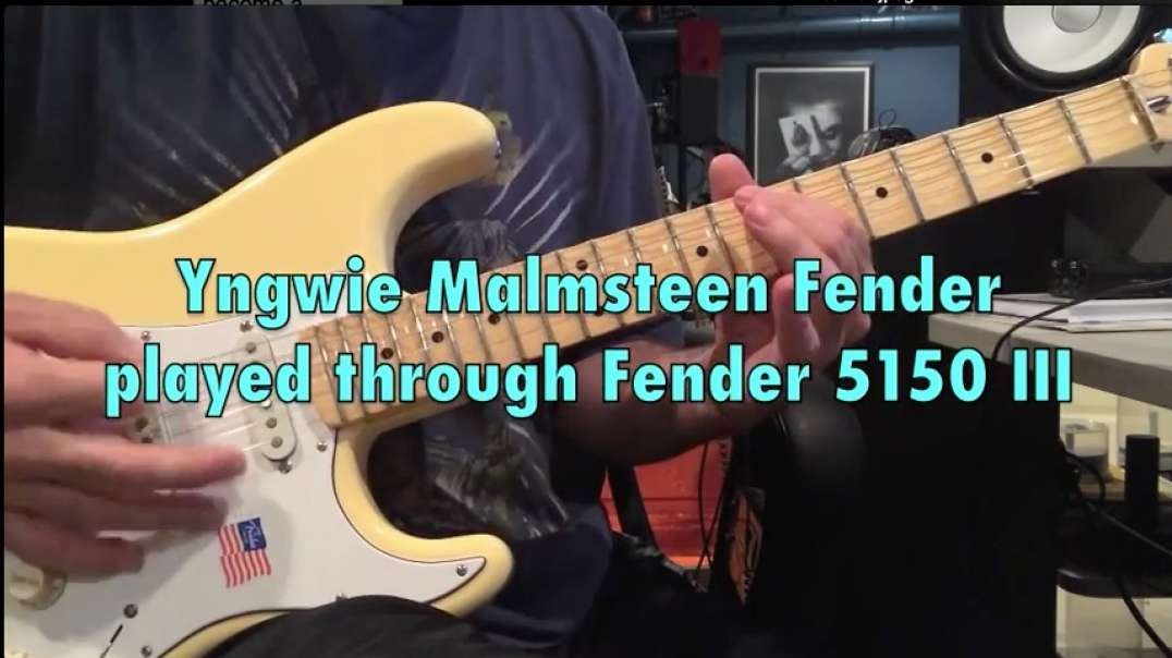 Yngwie Malmsteen guitar 5150 amp
