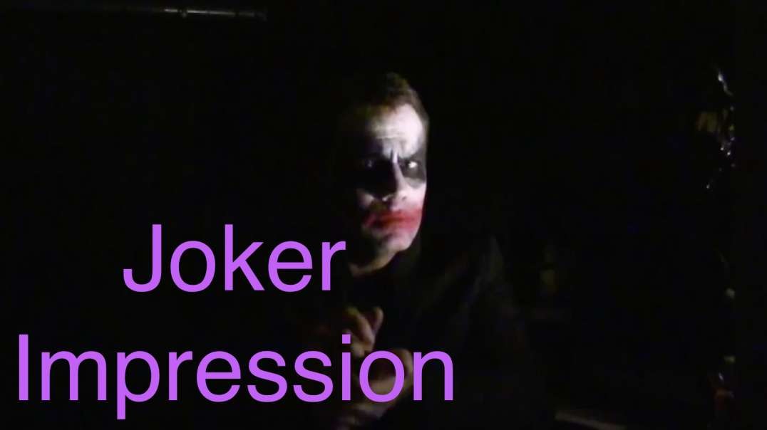 Joker Impression - The Dark Knight Interrogation scene - RoxyTube