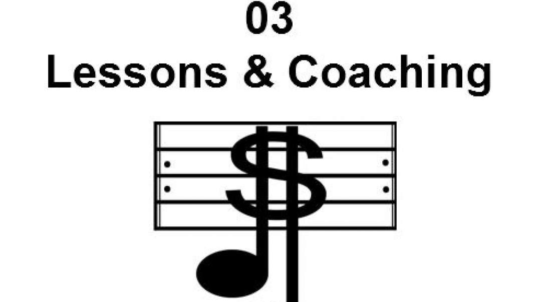 Artist Development Plan 03 - Lessons and Coaching