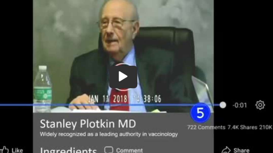 Dr Stanley Plotkin Under Oath Admits the True Horrific Vaccine Ingredients