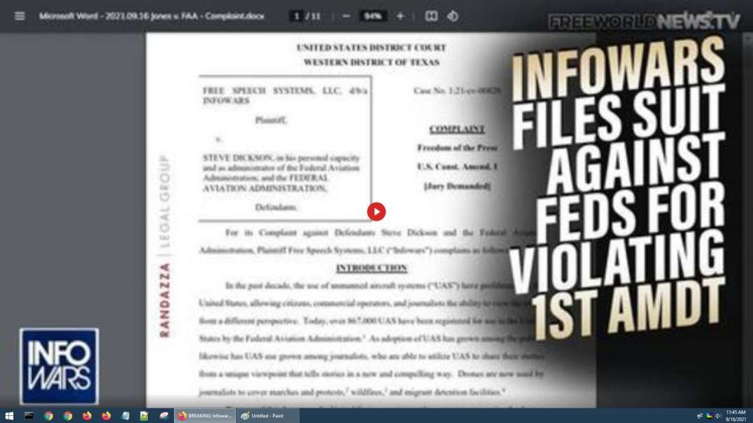 Infowars Files Lawsuit Against The Feds For Blocking Journalists Exposing Border Crisis
