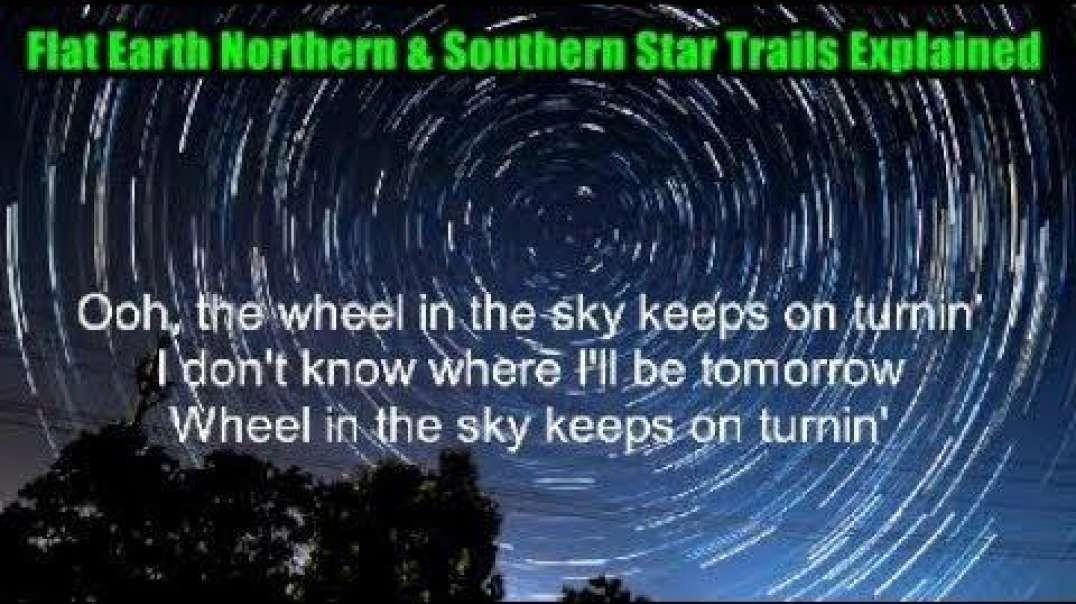 ⁣Flat Earth Northern & Southern Star Trails Explained