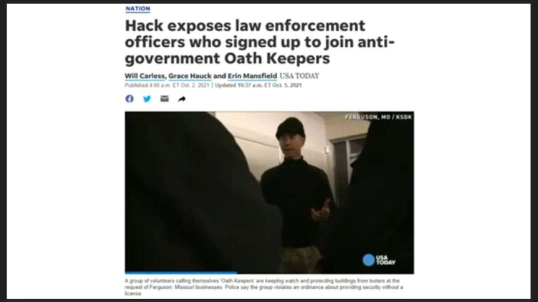 Oath Keepers Are TAKING OVER Law Enforcement