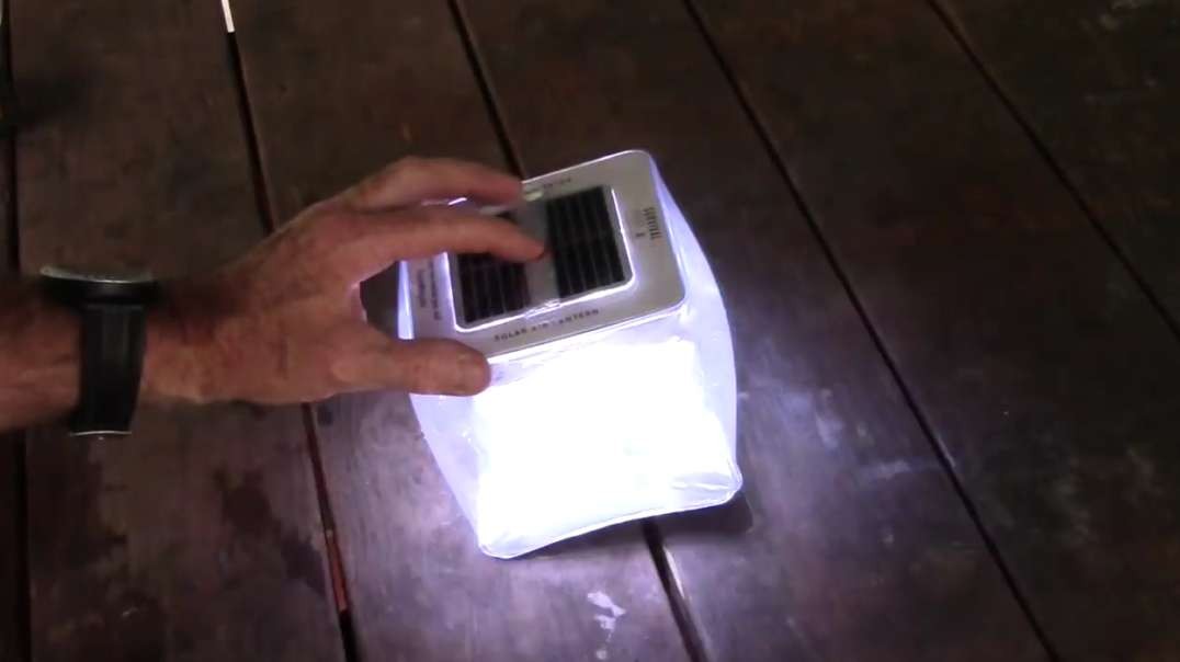 Survival & Camping Gear Solar Air Lantern- An Emergency Lighting Without Relying on Batteries