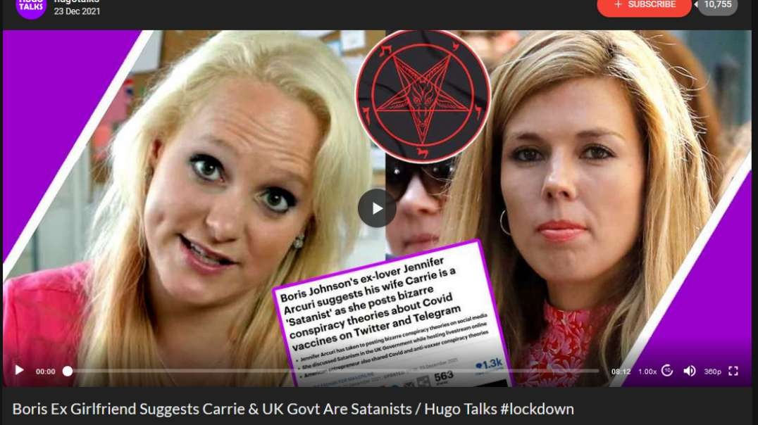 Boris Ex Girlfriend Suggests the UK Government Are Satanists