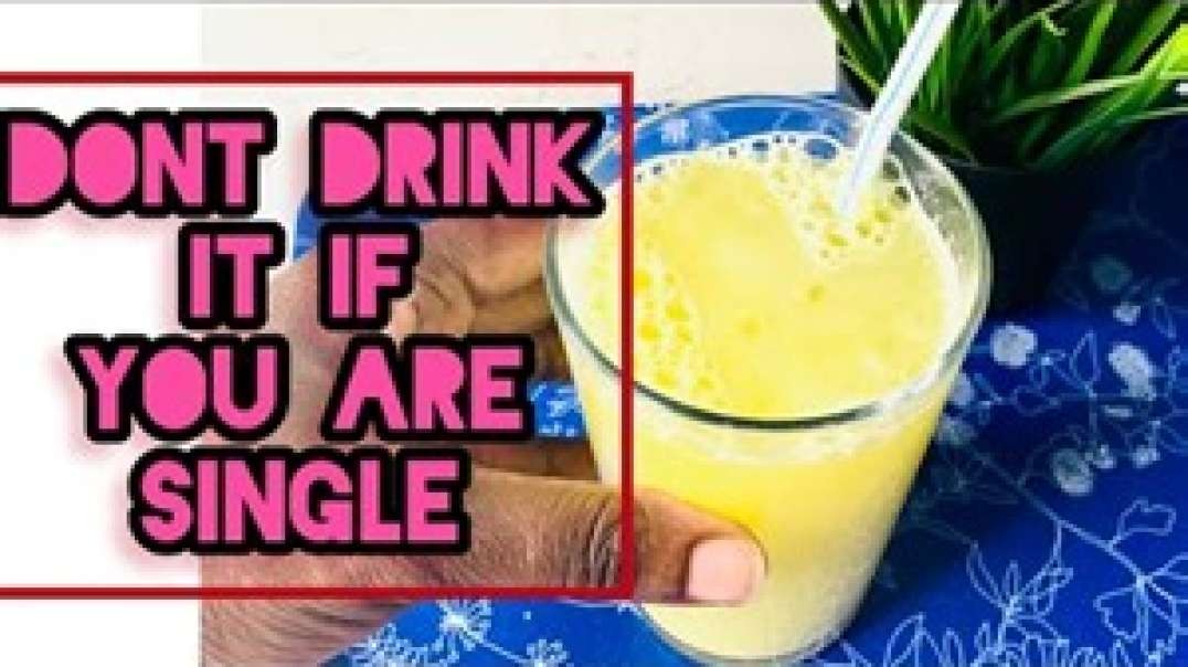 Drink This Tonight for Stiff Rod in 3 Minutes - Don't Drink it If You're Single!!!