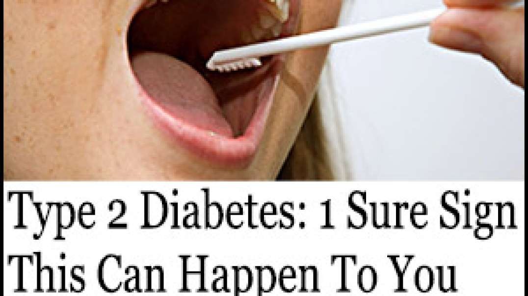 Type 2 Diabetes 1 Sure Sign This Can Happen To You In A Month!