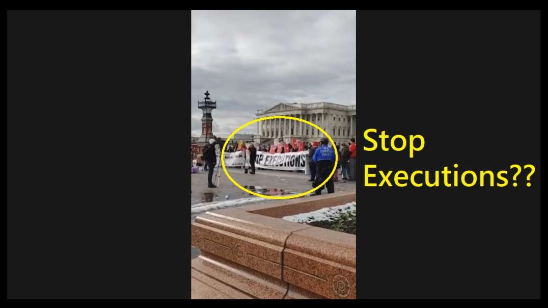 Nancy Drew DC Update - Protesters - 'Stop Executions' 17th January 2022