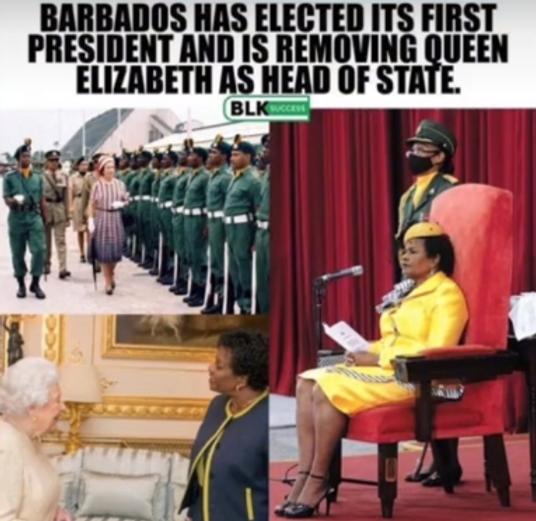 Barbados Has Elected Its First President and REMOVED FALSE FRAUD Queen Elizabeth as head of State