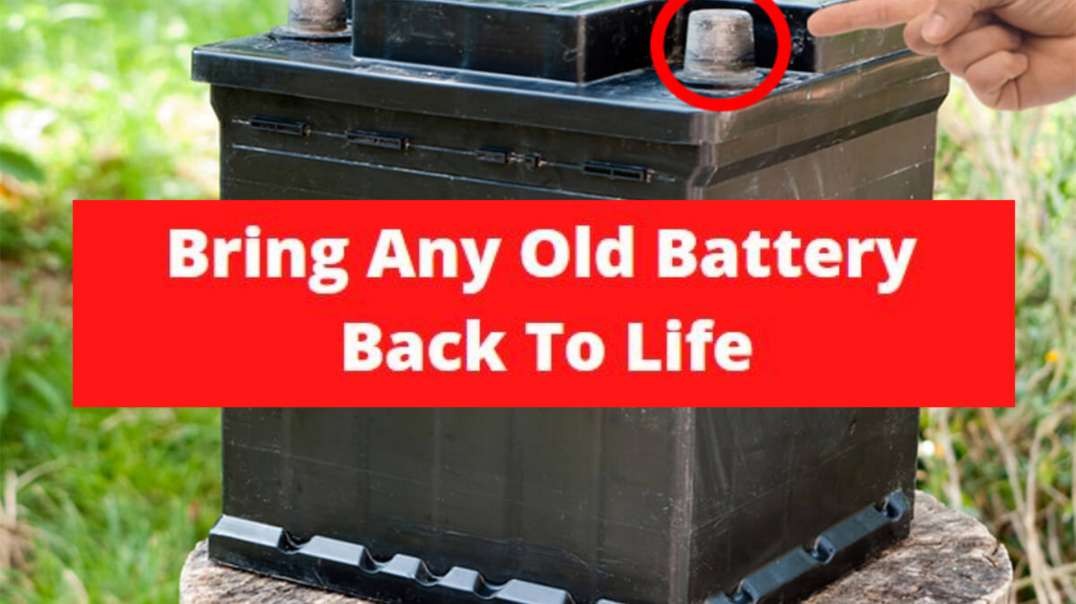 This Simple and Incredibly Effective Way of Bringing Dead Batteries Back to Live Again!